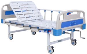 Deluxe 2 Function Manual Fowler Bed – Ideal for Home & Hospital Use