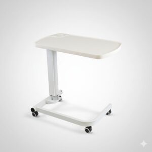 Adjustable Overbed Table for Hospital Beds | Bedside Table for Patients